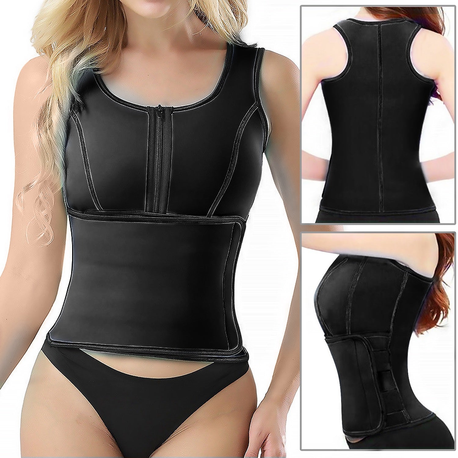 LJG Neoprene Waist Trainer — Adjustable Body Shaper for Women