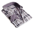 Contrast-Trim Button-Up Shirt — Contemporary Fit
