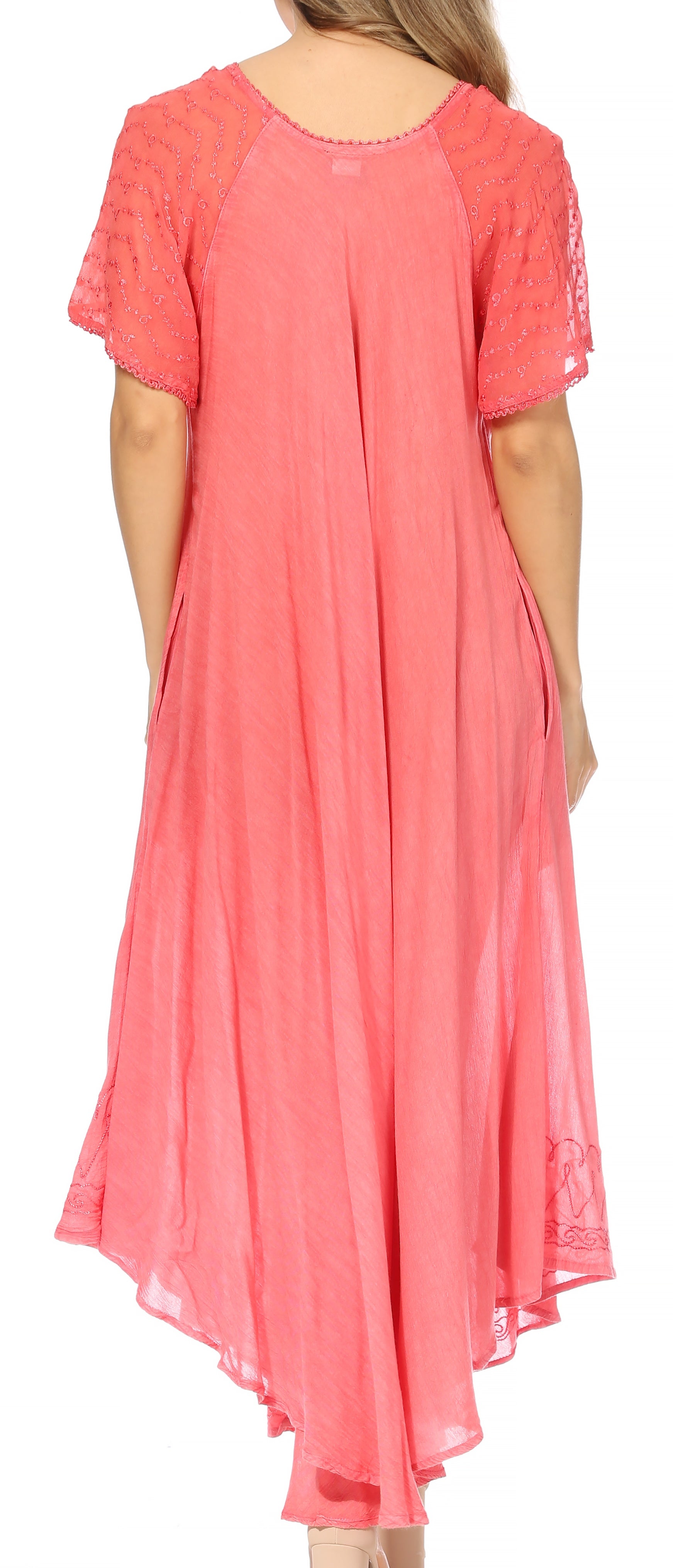 Egan Embroidered Caftan Dress & Cover-Up