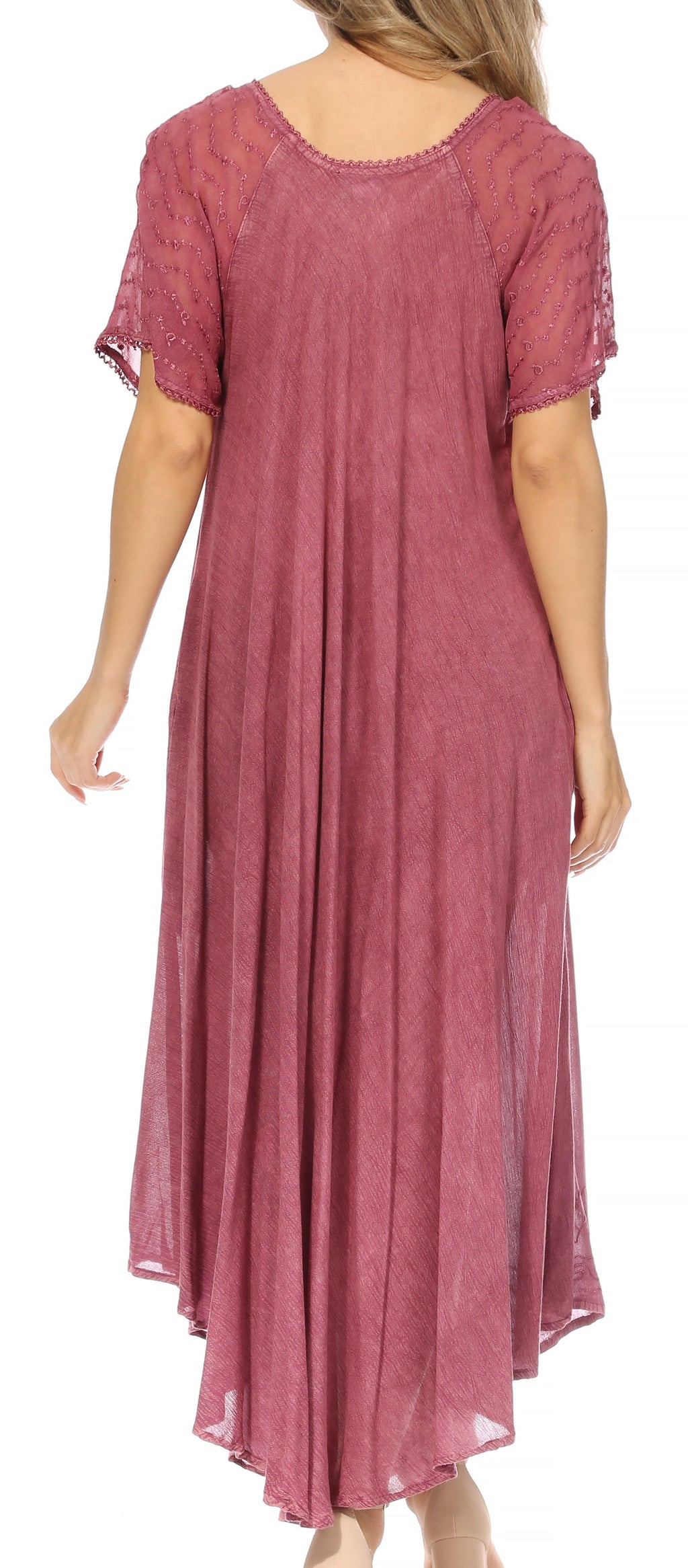 Egan Embroidered Caftan Dress & Cover-Up