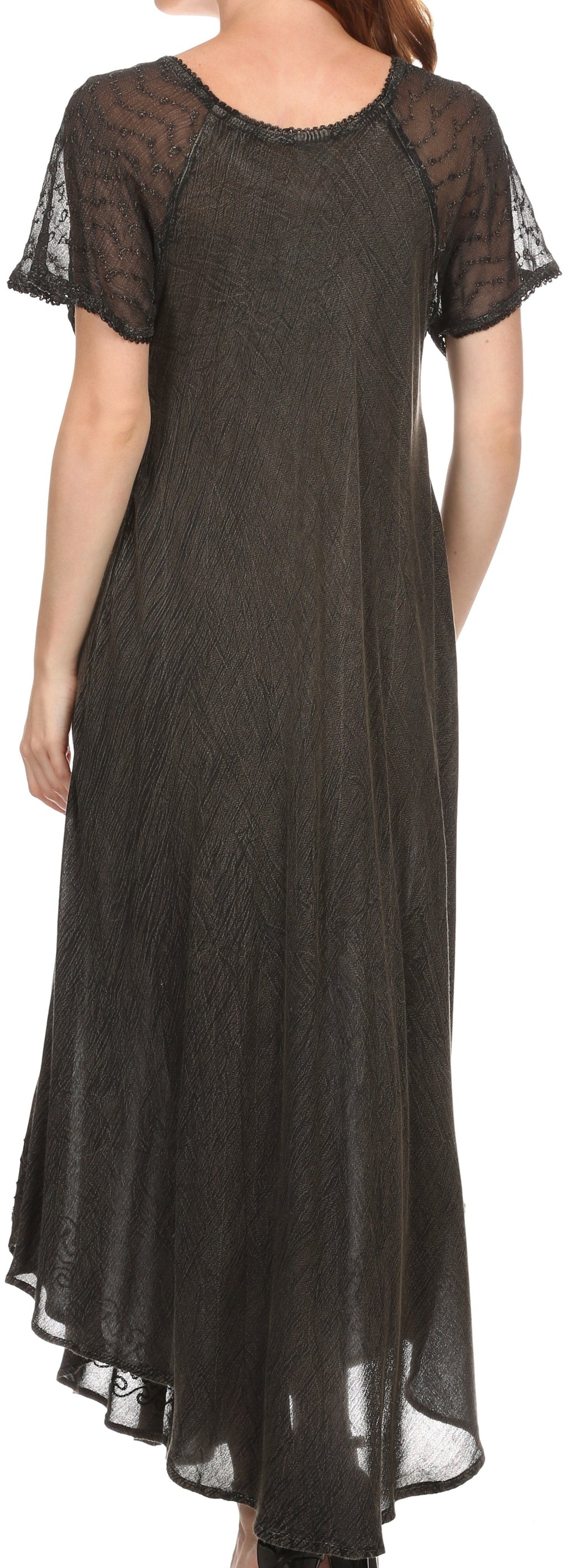 Egan Embroidered Caftan Dress & Cover-Up