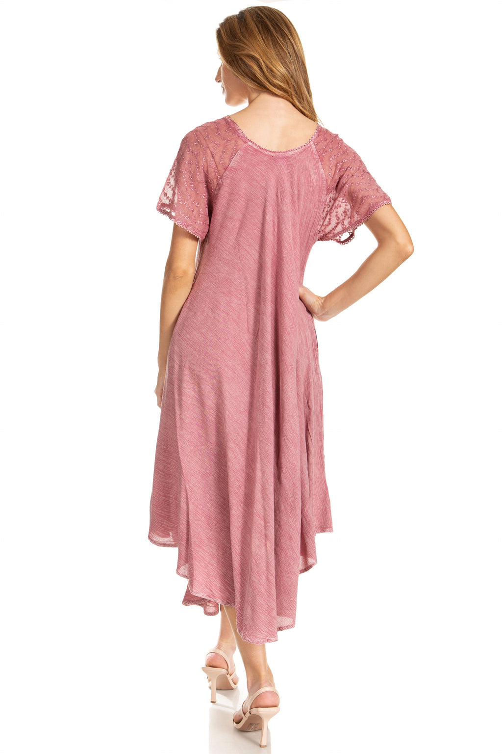 Egan Embroidered Caftan Dress & Cover-Up