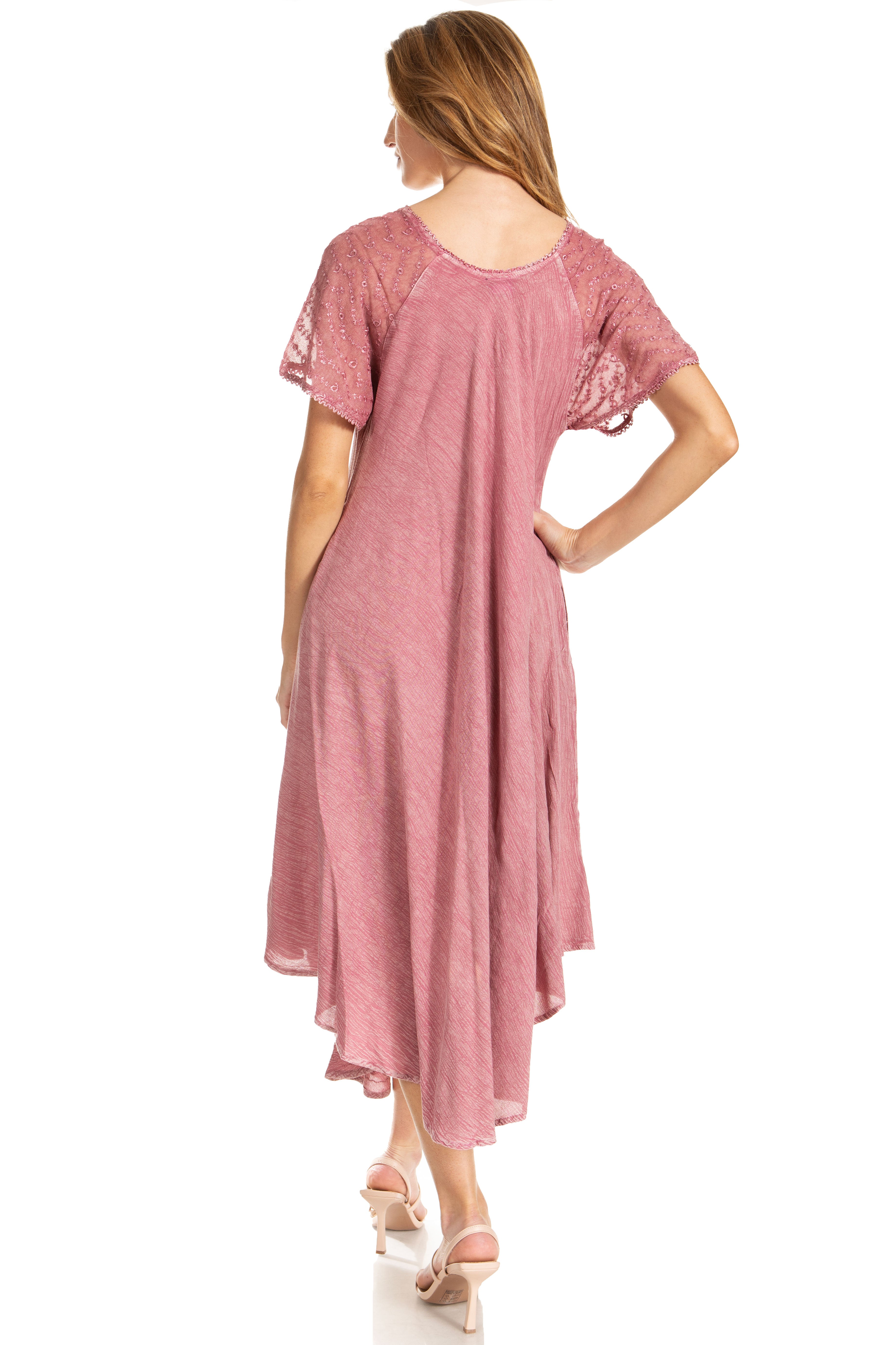 Egan Embroidered Caftan Dress & Cover-Up