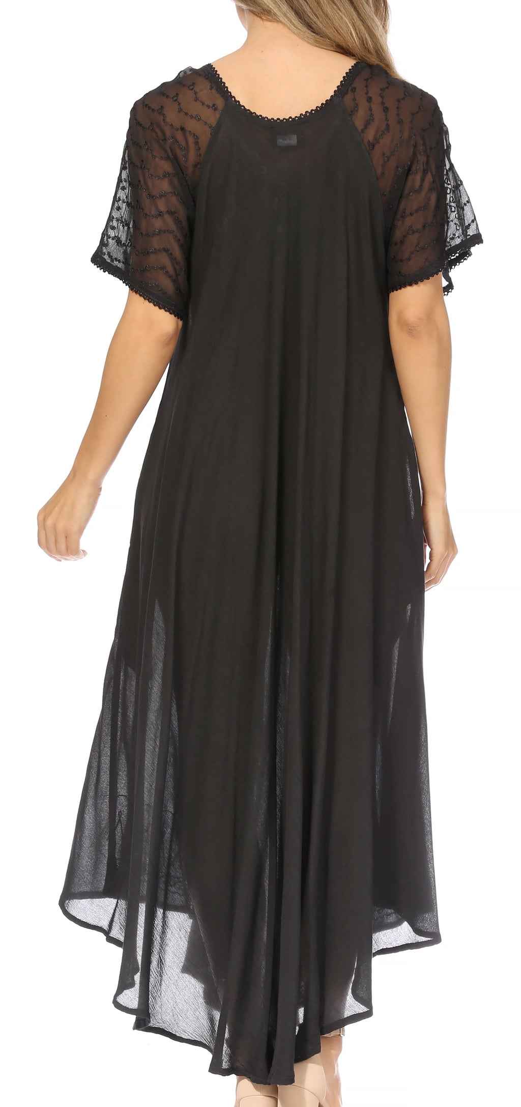 Egan Embroidered Caftan Dress & Cover-Up