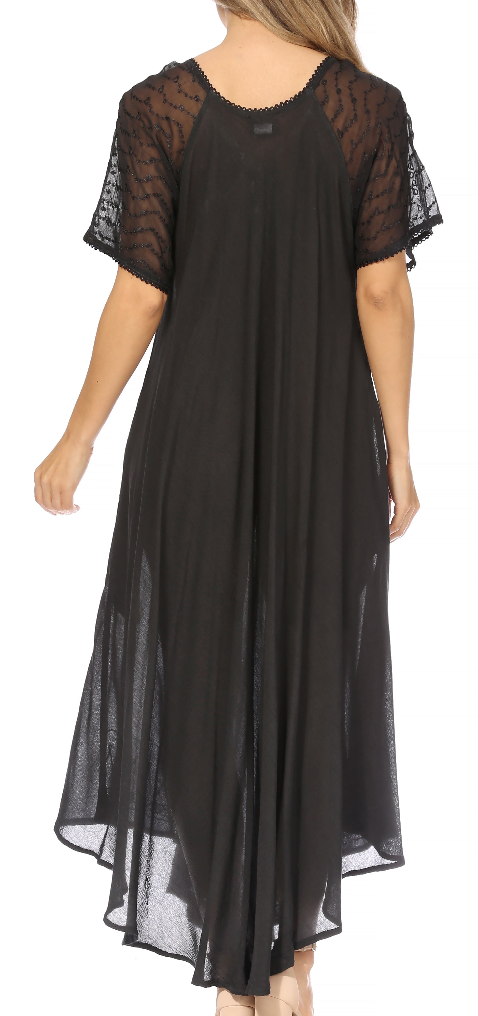 Egan Embroidered Caftan Dress & Cover-Up