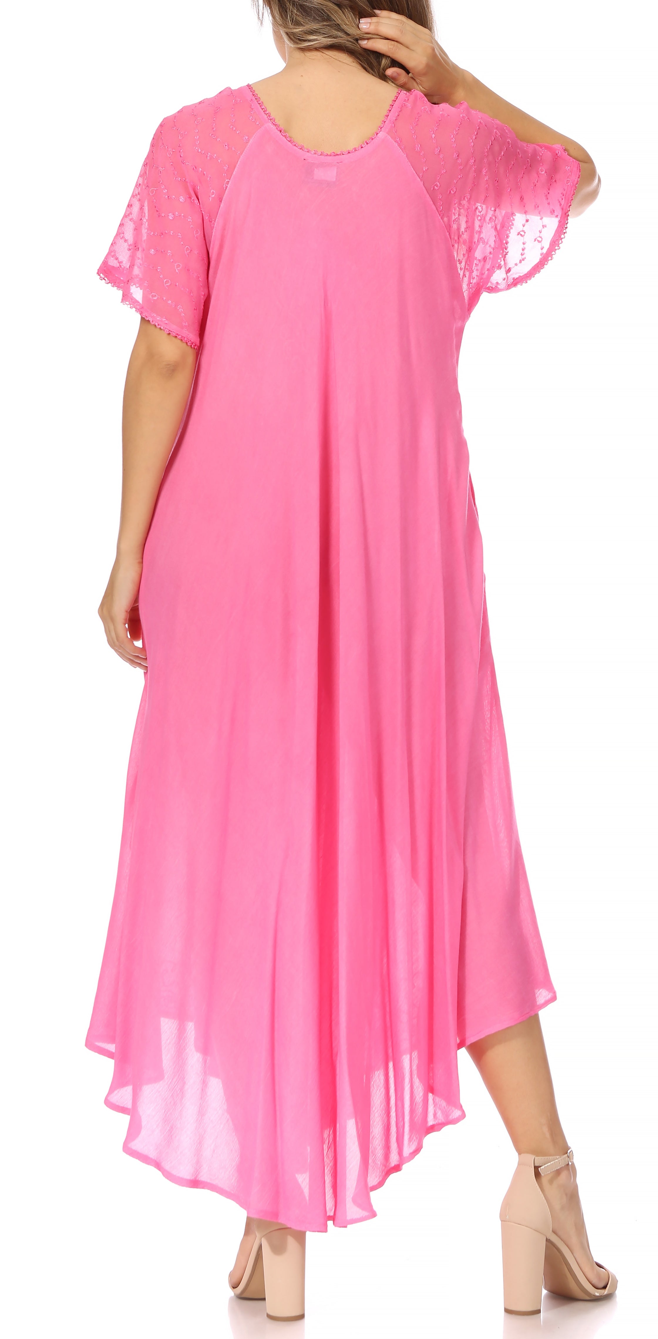Egan Embroidered Caftan Dress & Cover-Up