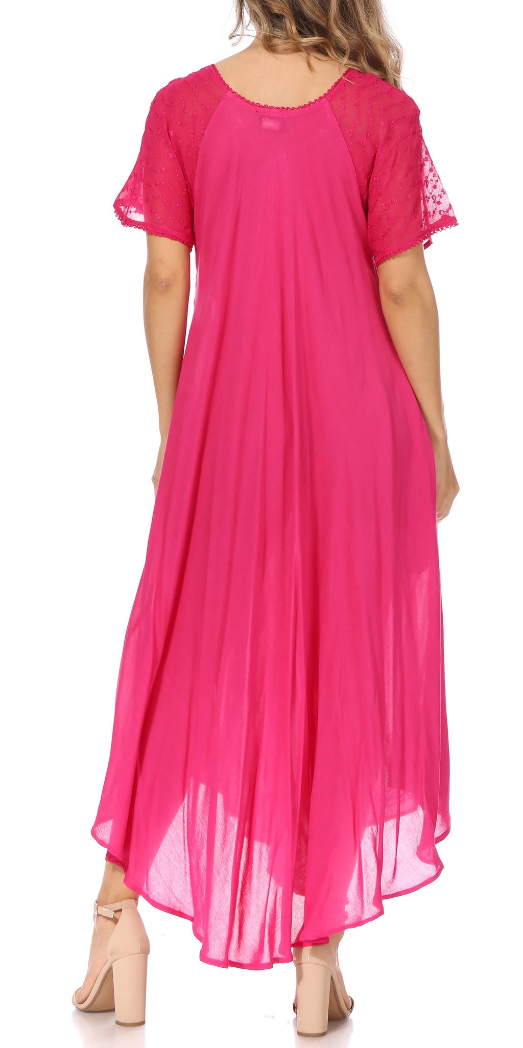 Egan Embroidered Caftan Dress & Cover-Up