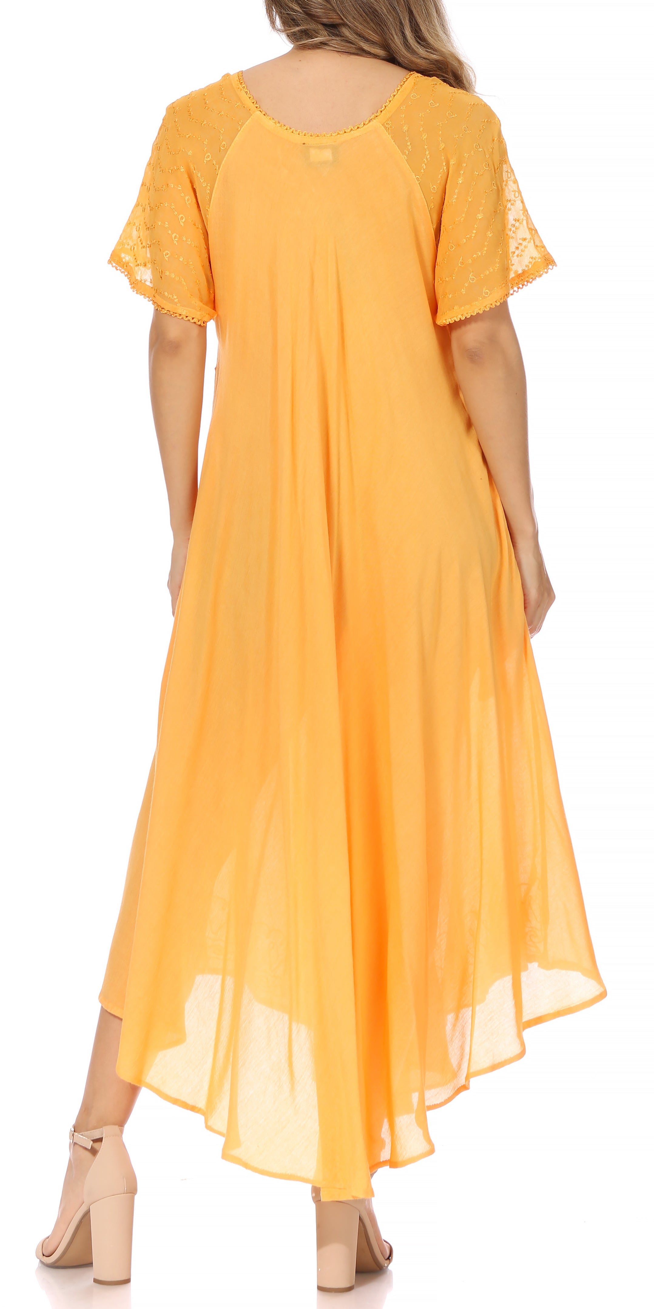 Egan Embroidered Caftan Dress & Cover-Up