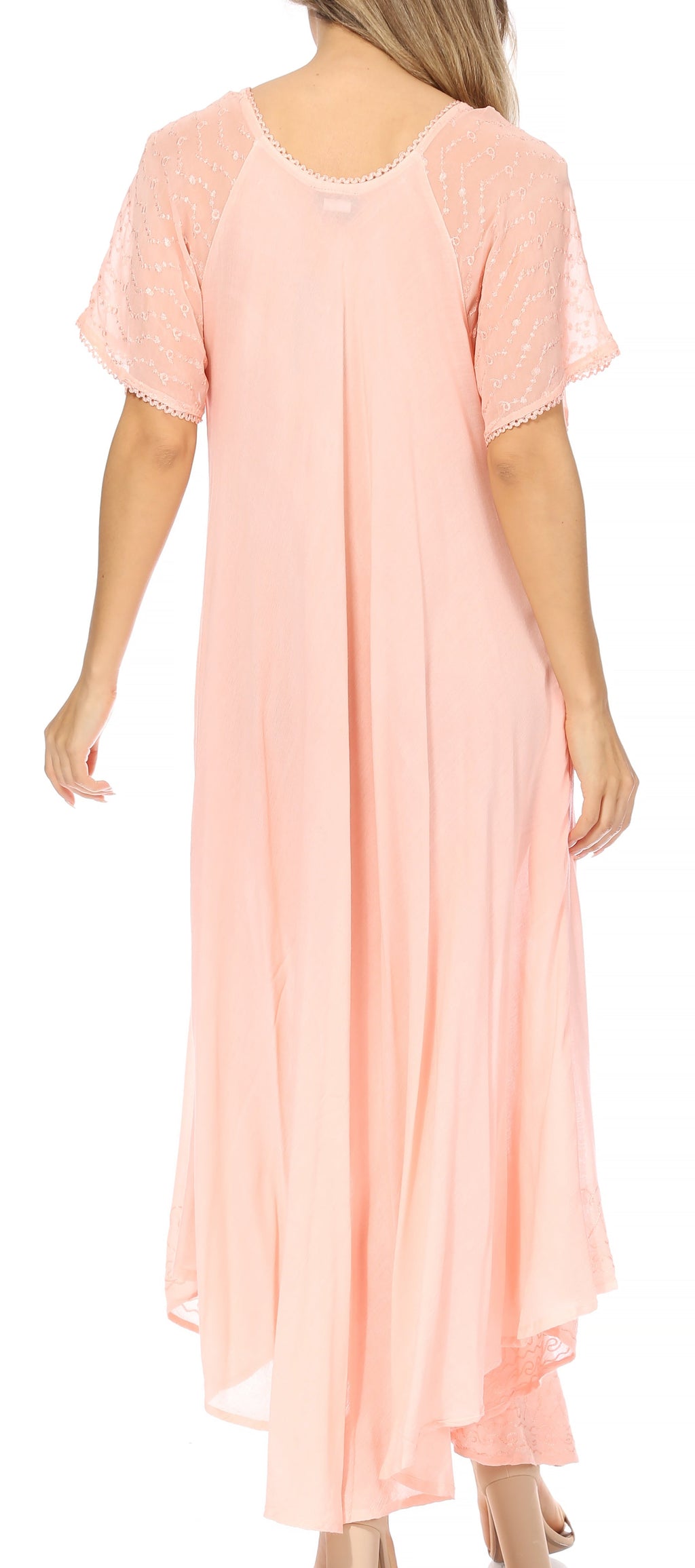 Egan Embroidered Caftan Dress & Cover-Up