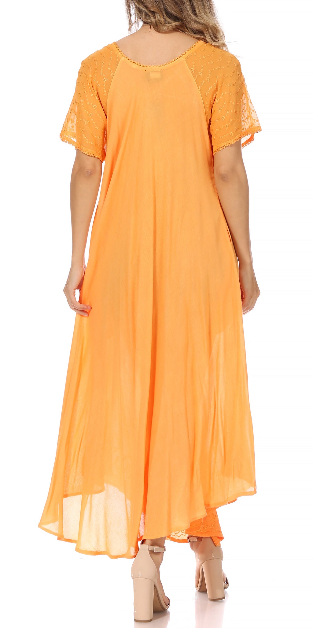 Egan Embroidered Caftan Dress & Cover-Up