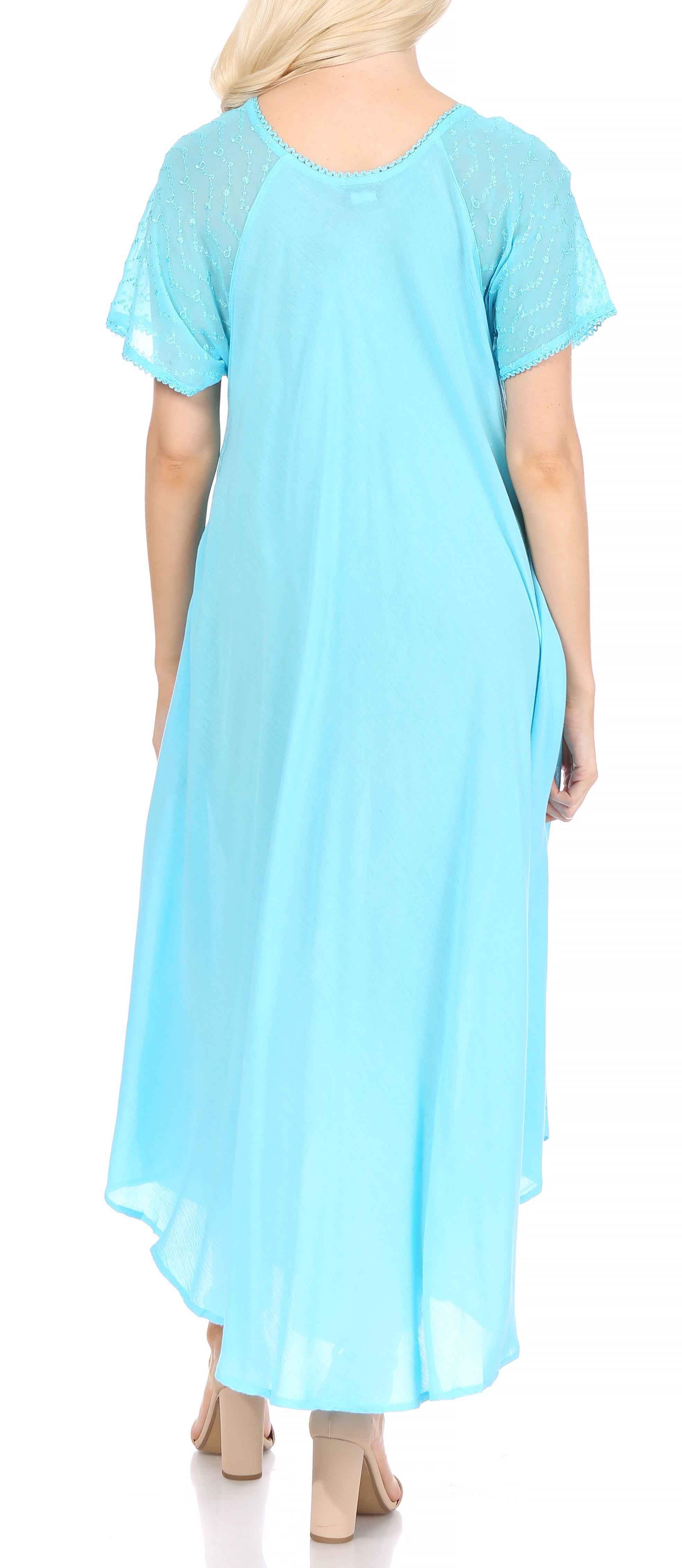 Egan Embroidered Caftan Dress & Cover-Up