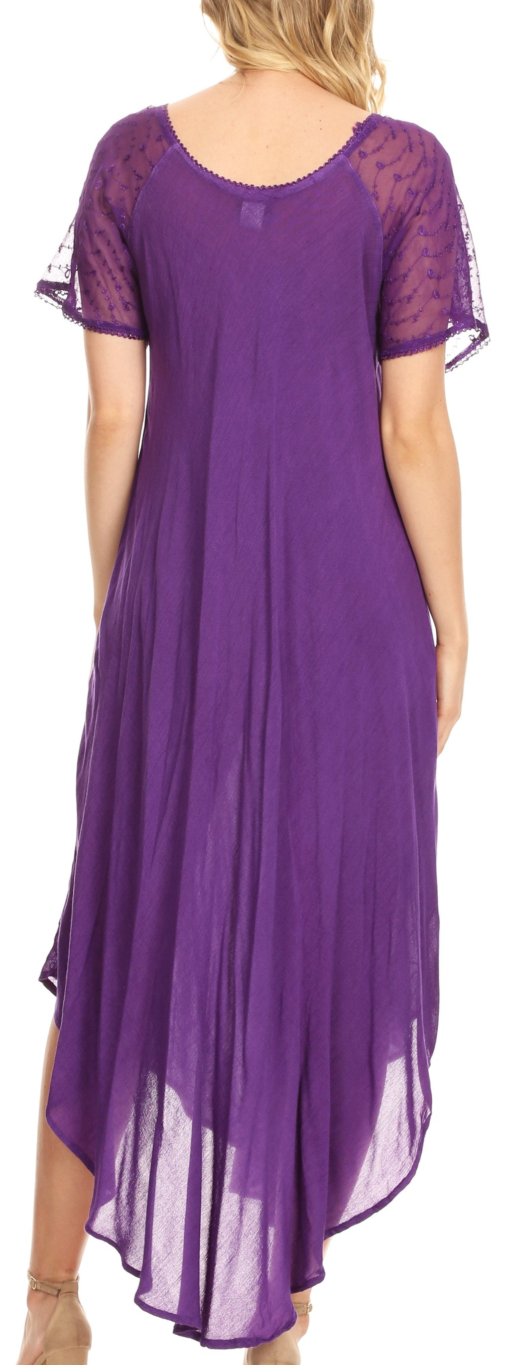 Egan Embroidered Caftan Dress & Cover-Up