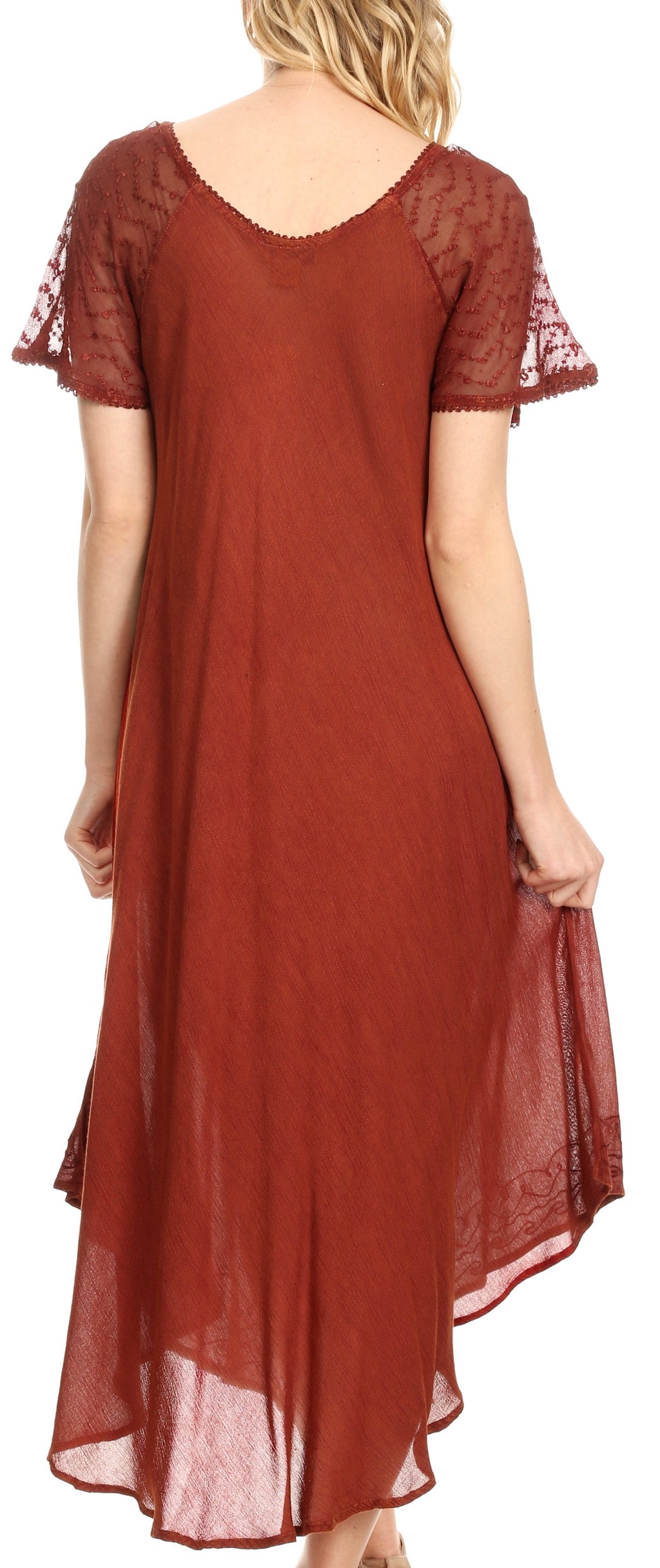 Egan Embroidered Caftan Dress & Cover-Up