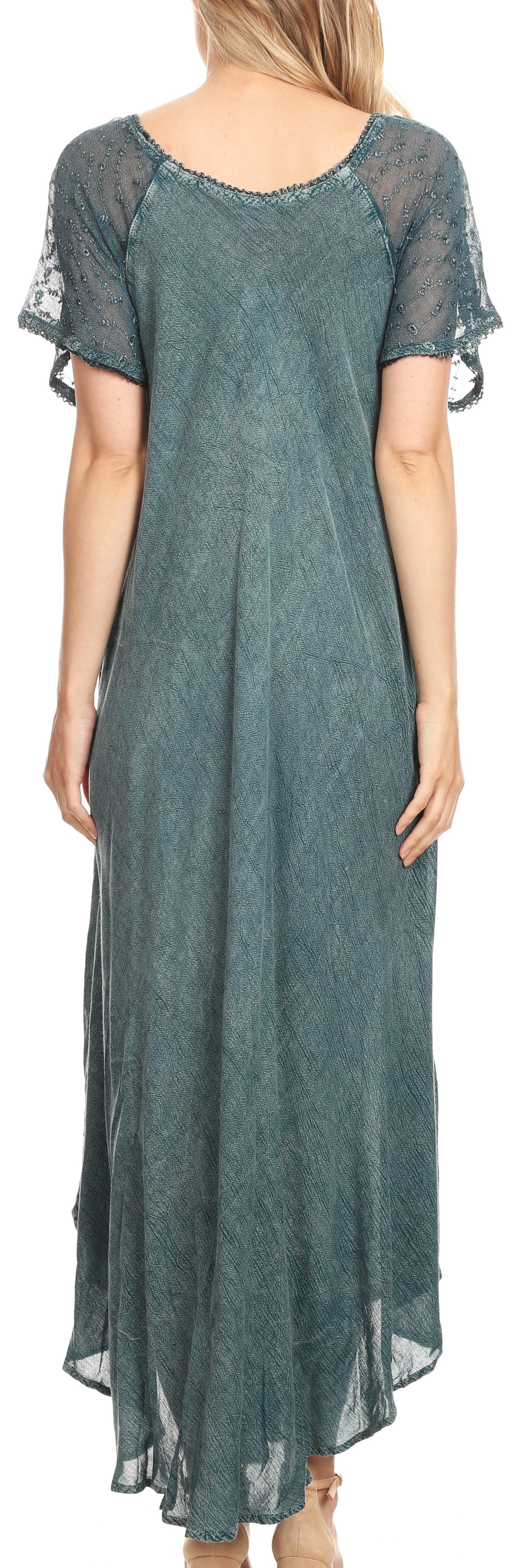 Egan Embroidered Caftan Dress & Cover-Up