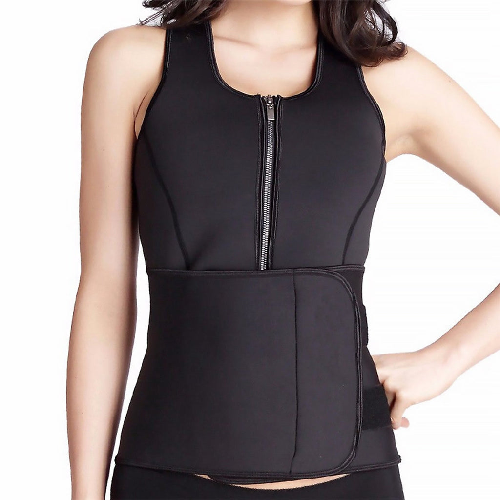 LJG Neoprene Waist Trainer — Adjustable Body Shaper for Women